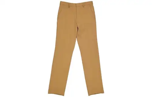 Burberry Suit Pants Men's Yellow Moderate