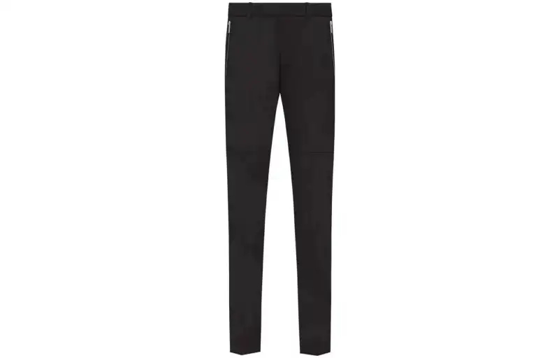 DIOR Casual Pants Men's Navy Blue Moderate Straight Fit Pants