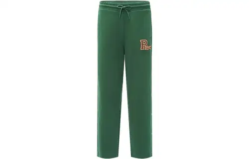 Reebok Casual Pants Unisex Dark Green Moderate Straight Fit Pants