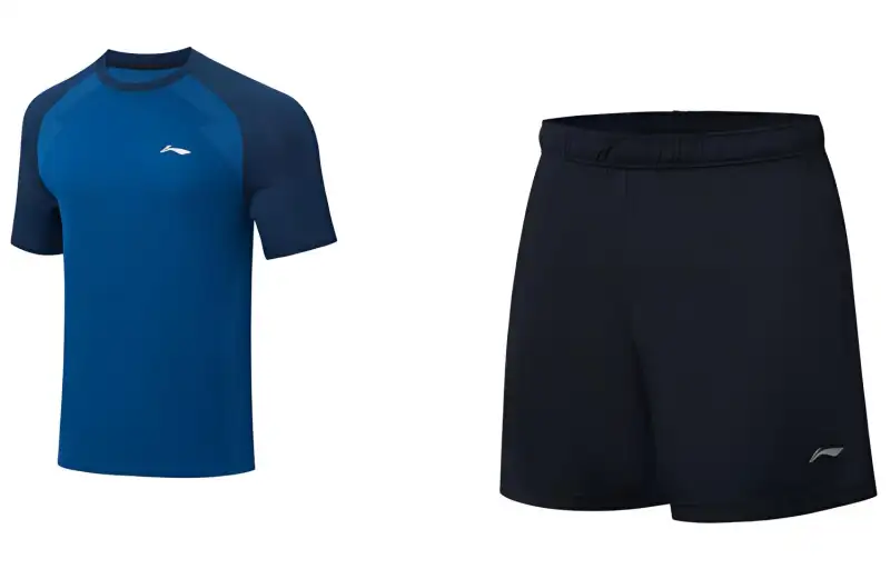 Li Ning Casual Sportswear Men's New Denim Blue+Black