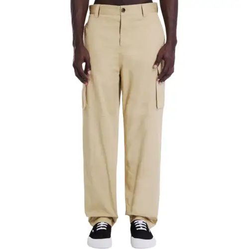 LOEWE Casual Pants Men's Beige Moderate Cargo Pants