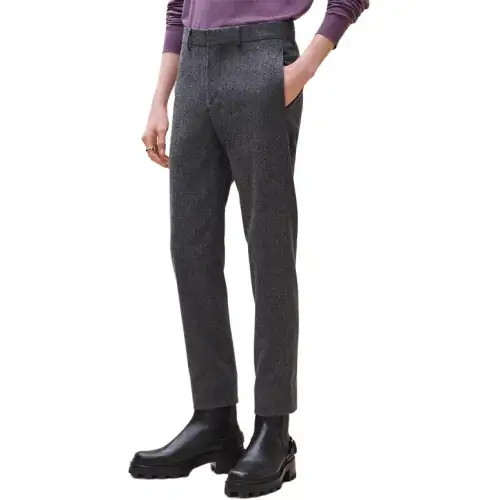 HERMES Suit Pants Men's Gray Moderate