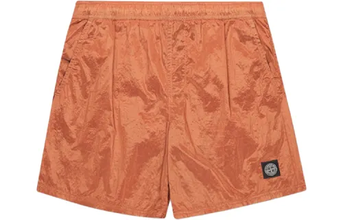 STONE ISLAND Casual Shorts Men's Orange