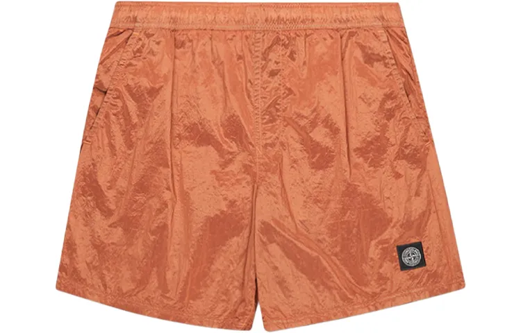 STONE ISLAND Casual Shorts Men's Orange