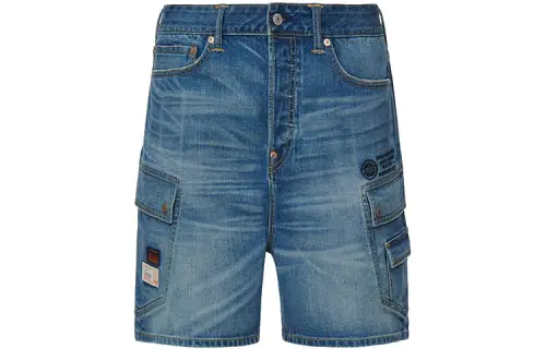 EVISU Denim Shorts Men's Denim Blue Moderate