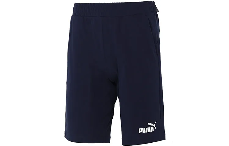 PUMA ESS Casual Shorts Men's Navy Blue Moderate