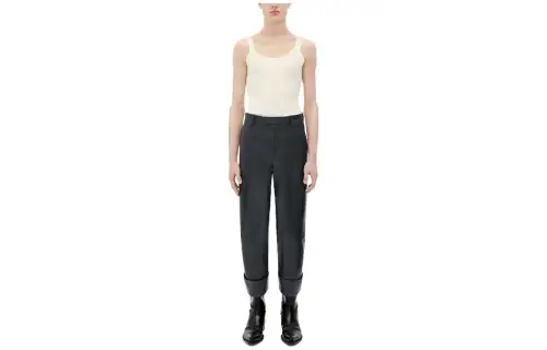 Bottega Veneta SS23 Casual Pants Men's Dark Gray