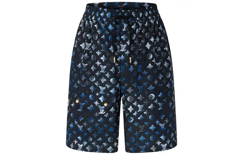 LOUIS VUITTON Casual Shorts Men's Blue