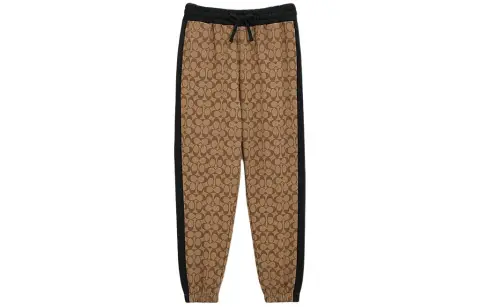 COACH SS24 Casual Pants Men's Khaki