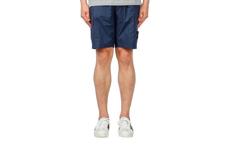 STONE ISLAND Casual Shorts Men's Blue Moderate