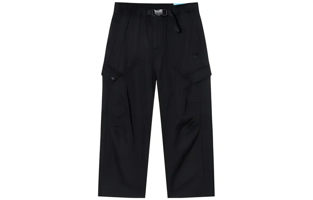 New Balance Casual Pants Men's Black Moderate Cargo Pants