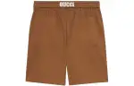 GUCCI SS22 Casual Shorts Men's Brown