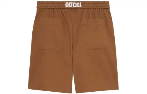 GUCCI SS22 Casual Shorts Men's Brown
