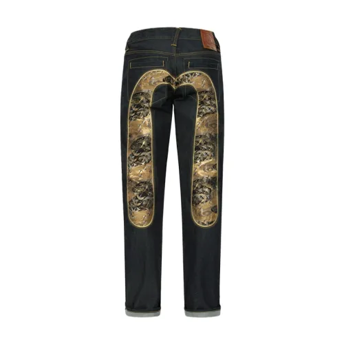 EVISU Crane embroidery Daicock Jeans