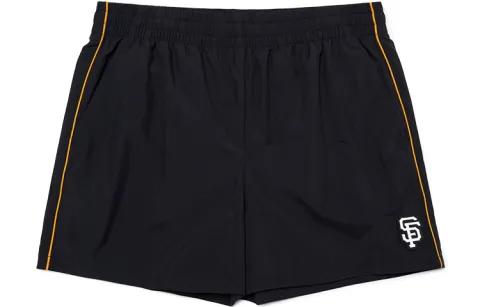 MLB San Francisco Giants Casual Shorts Unisex Black Moderate