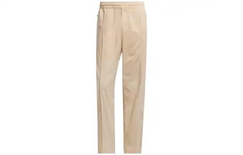 Adidas Originals Casual Pants Unisex Iridescent Beige Moderate Straight Fit Pants