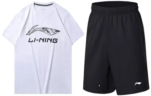 Li Ning Casual Sportswear Unisex Crew Neck Moderate