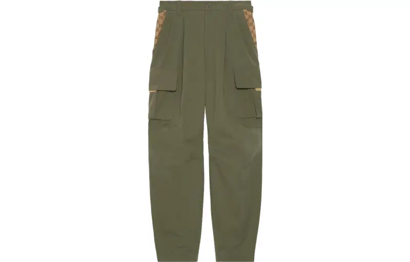 GUCCI Gg Wide Leg Cargo Pants
