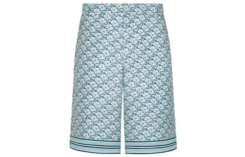 DIOR Quarterly New Products Casual Shorts Men's Blue