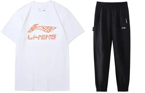 Li Ning Casual Sportswear Unisex Crew Neck Moderate