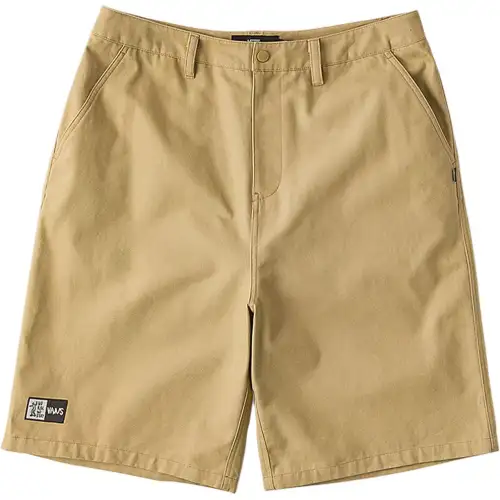 Vans X Asian Artist Collection joint model Asian artist joint model SS24 brand logo fashion loose casual shorts men's clay color
