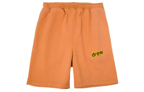 Drew House Letter Logo Series Casual Shorts Unisex Peach Pink
