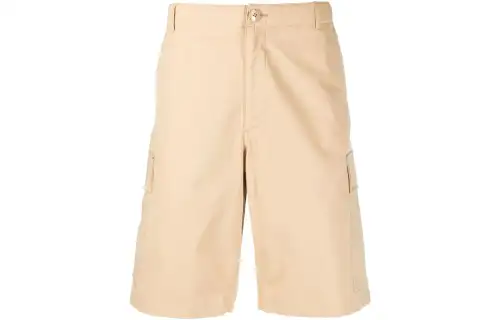 KENZO Logo Patch Knee Length Cargo Shorts