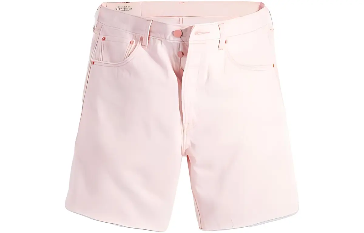Levi's Denim Shorts Men's Pink Moderate