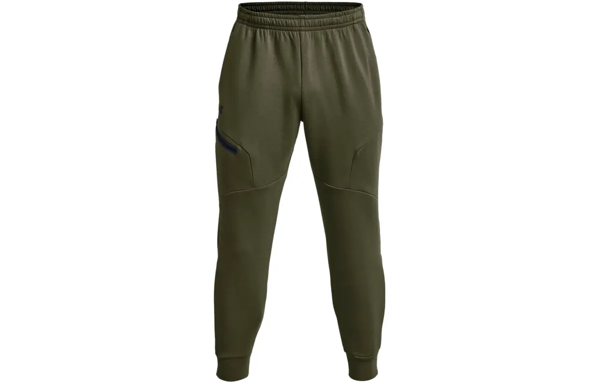 Under Armour Unstoppable Casual Pants Men's Olive Moderate Cuffed Pants