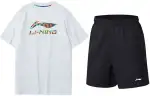 Li Ning Casual Sportswear Unisex Crew Neck Moderate