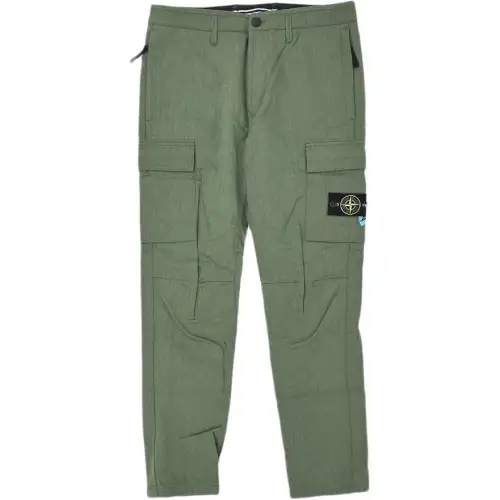 STONE ISLAND Cargo Pants Men's Olive