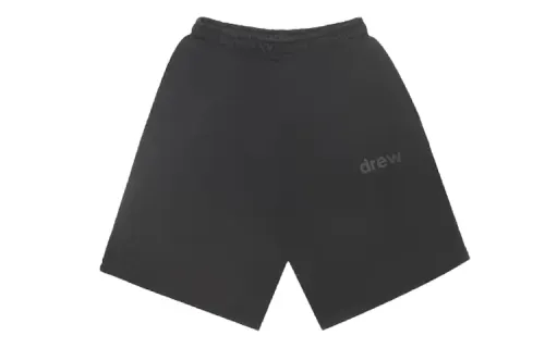 Drew House Letter Logo Series Casual Shorts Unisex Black