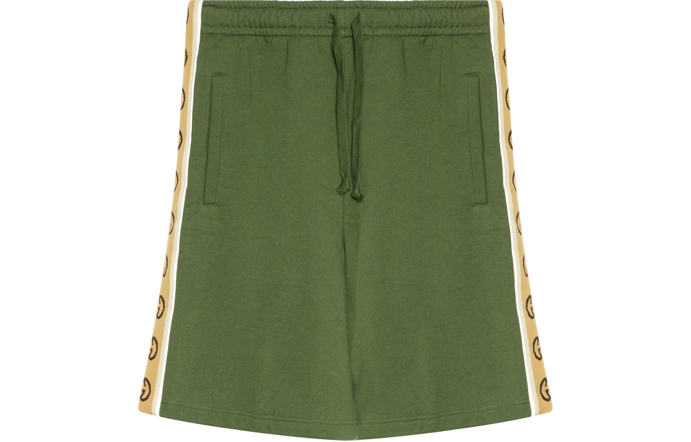 【Previous Season】interlocking G stripe cotton shorts