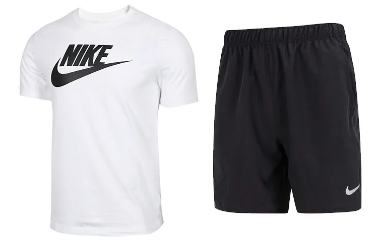 Nike Casual Sportswear Sets Men's Crew Neck Moderate