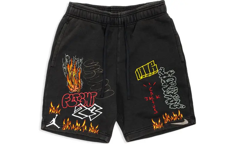 Jordan X Travis Scott Casual Shorts Men's Moderate