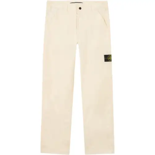 STONE ISLAND Compass Patch Straight Leg Trousers