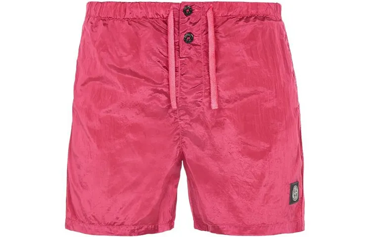 STONE ISLAND Casual Shorts Men's Pink Moderate