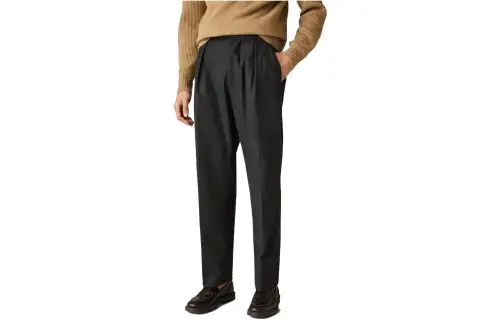 【Previous Season】pleat-detail tailored trousers