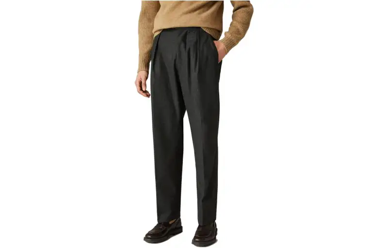 【Previous Season】pleat-detail tailored trousers