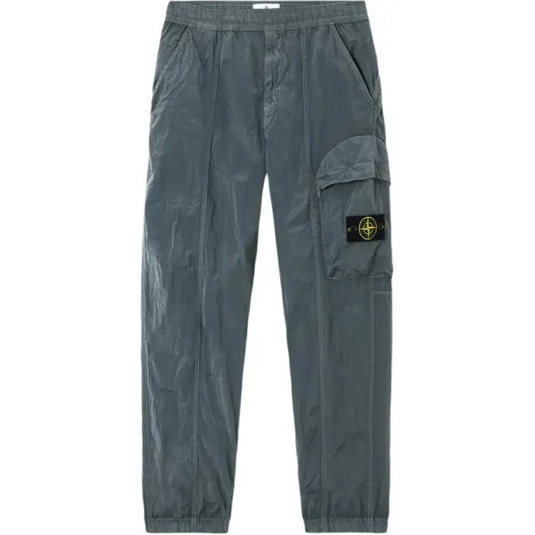 STONE ISLAND SS25 Cargo Pants Men's Blue