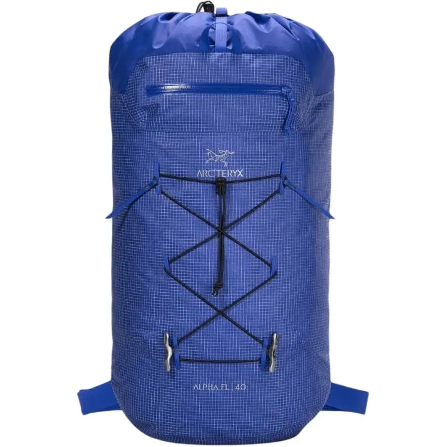 Arc'teryx ALPHA FL 40L Mountaineering Bag Outdoor Bag Nylon Vivid Blue Unisex