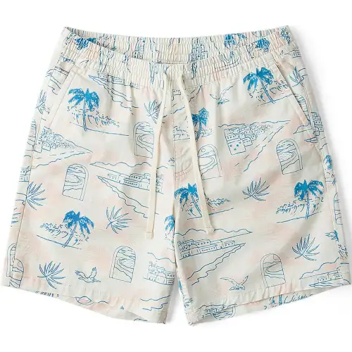 Vans Casual Shorts Men's Ecru Moderate