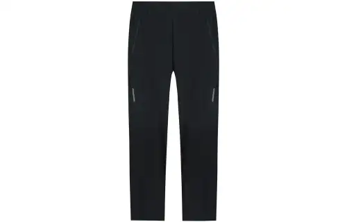 ANTA Casual Pants Men's Black Thin Straight Fit Pants