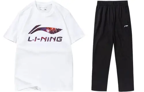 Li Ning Casual Sportswear Men's Crew Neck Moderate