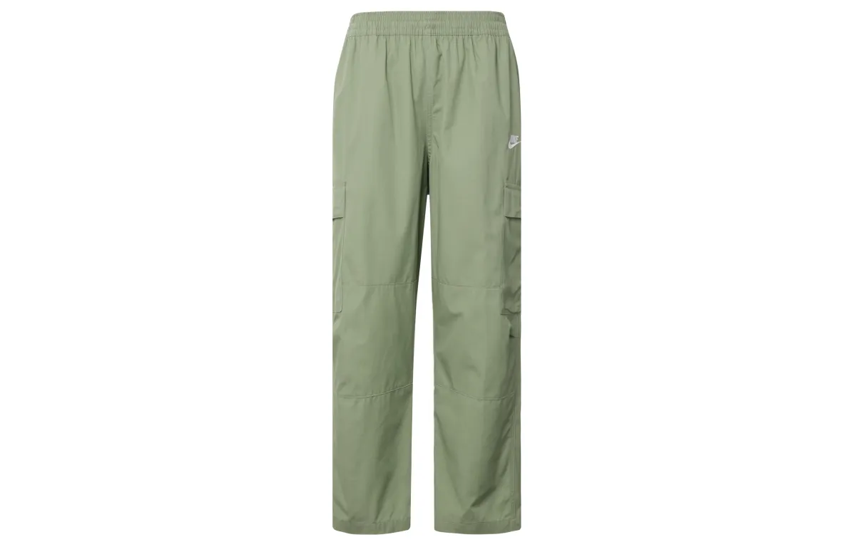Nike Casual Pants Men's Oil Green Moderate Straight Fit Pants