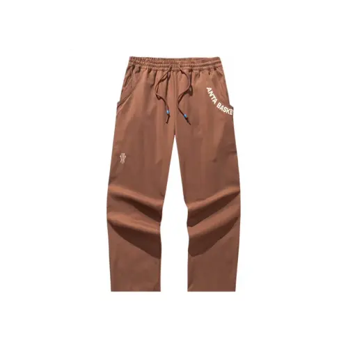 Anta Basketball Collection Casual Pants Unisex Deep Autumn Brown