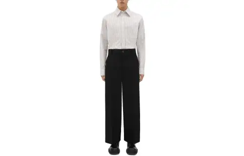 Bottega Veneta Casual Pants Men's Black Moderate Straight Fit Pants