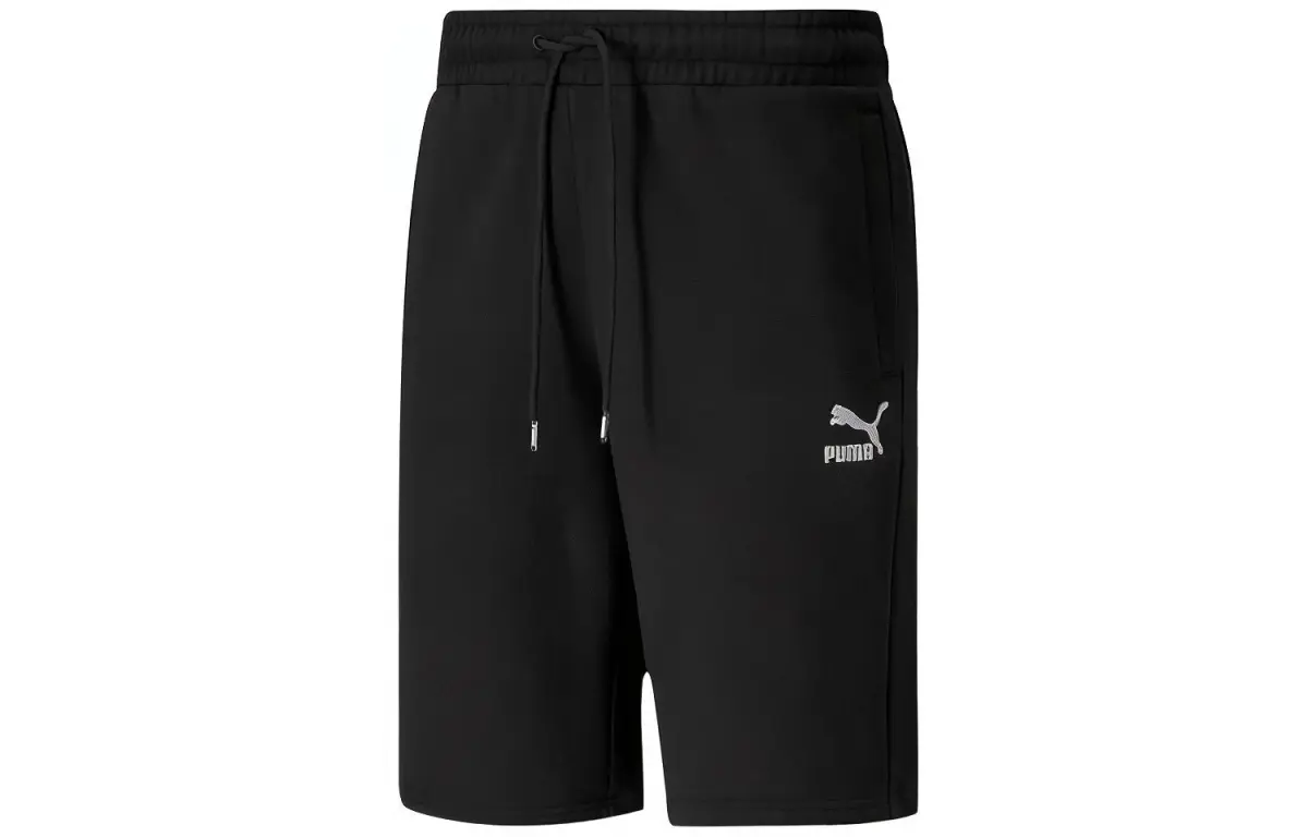 PUMA Casual Shorts Men's Black Moderate