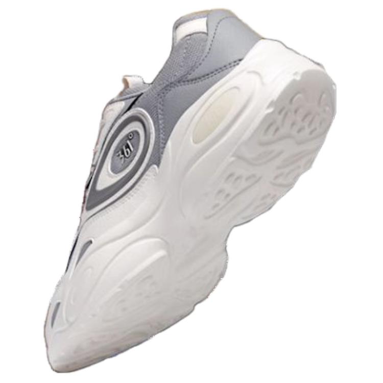 361° Wear resistant And Lightweight Low top Casual Running Shoes Men’s Gray White