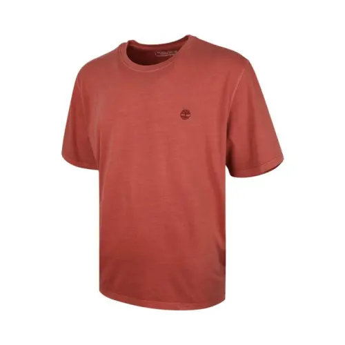 Timberland SS25 T Shirt Men's Brick Red
